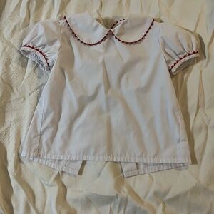 Shrimp & Grits Kids Peter Pan Collar Shirt